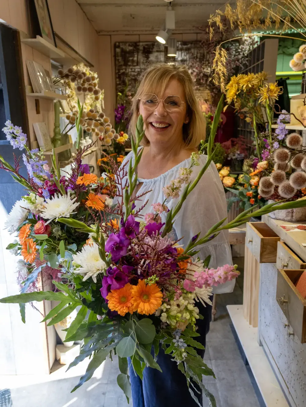 Anneliese Nobis vom Blumenkörbchen